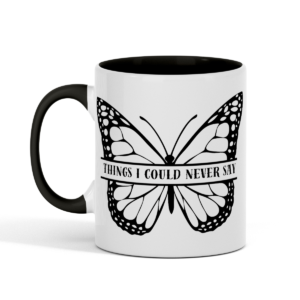 11 oz Ceramic Mug - Butterfly Title