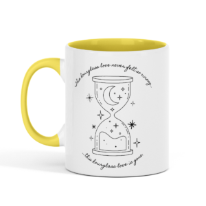 11 oz Ceramic Mug - Hourglass Love