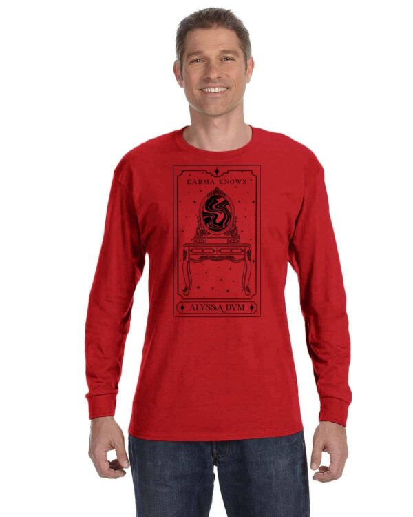 Unisex Long-Sleeve T-Shirt - Karma - Image 5
