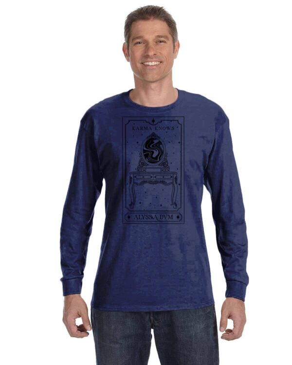 Unisex Long-Sleeve T-Shirt - Karma - Image 3