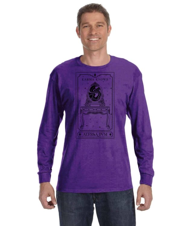 Unisex Long-Sleeve T-Shirt - Karma - Image 4