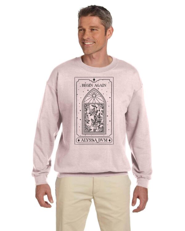Unisex Fleece Crew - Begin Again - Image 3