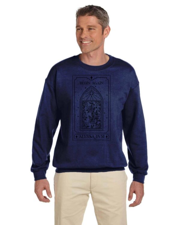 Unisex Fleece Crew - Begin Again - Image 4