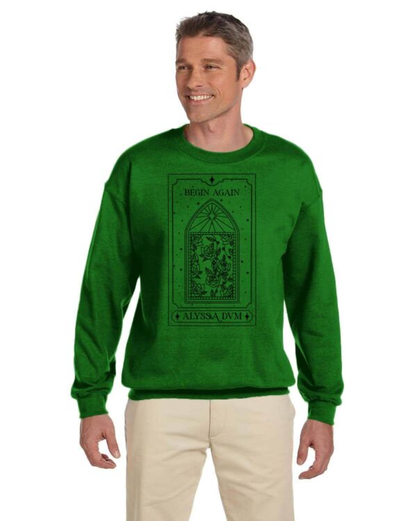 Unisex Fleece Crew - Begin Again - Image 2
